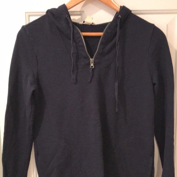Navy Zip Up Hoodie - Picture 1 of 6